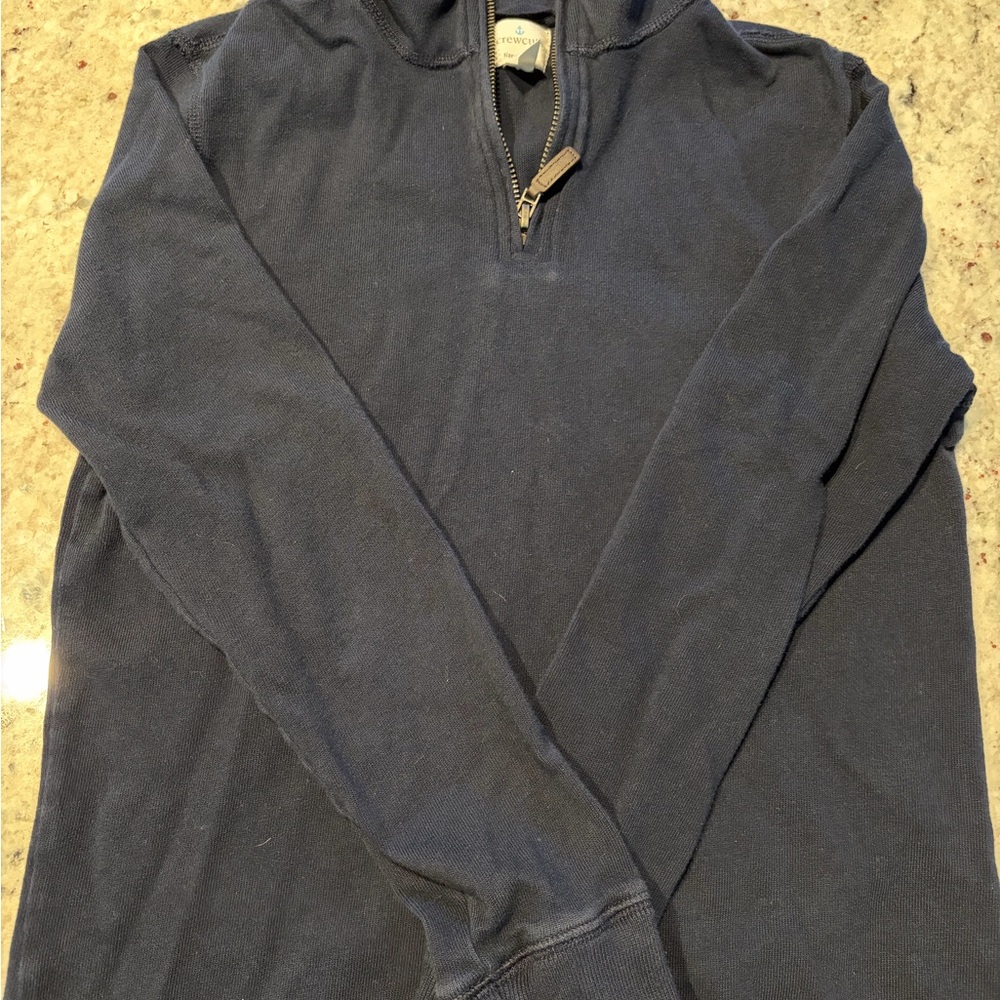 Crewcuts Navy Zip-Up Sweater